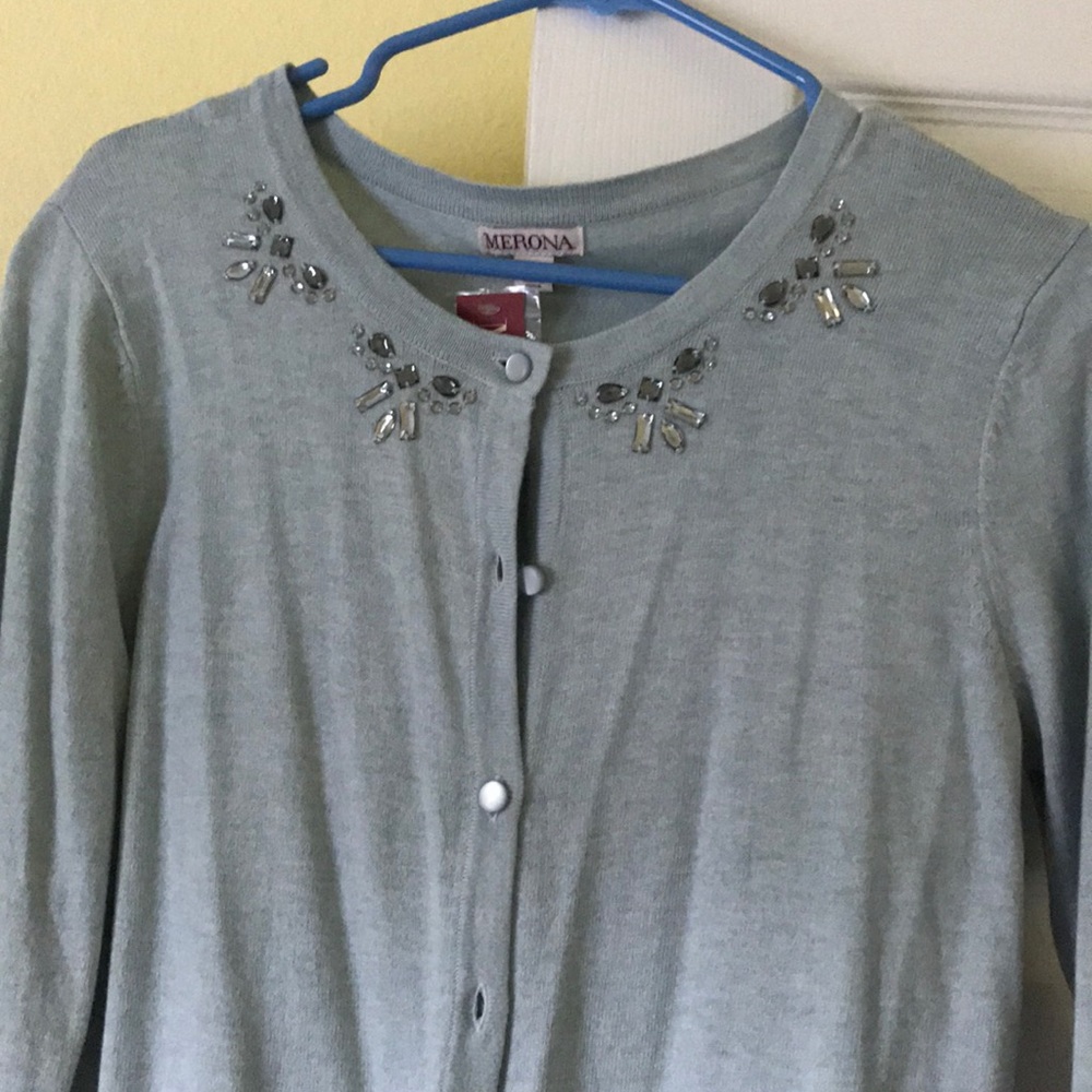 NWT Merona embellished cardigan